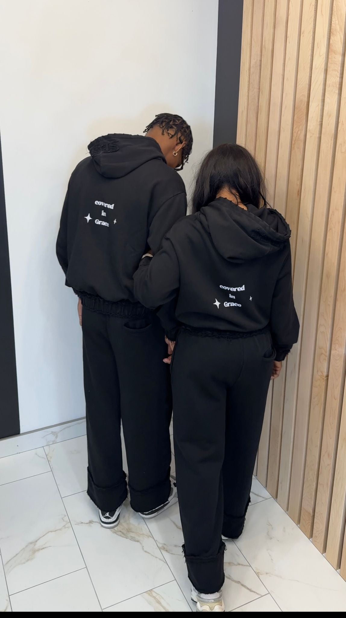 Arlor Acidic Wash Pullover Hoodie  Set