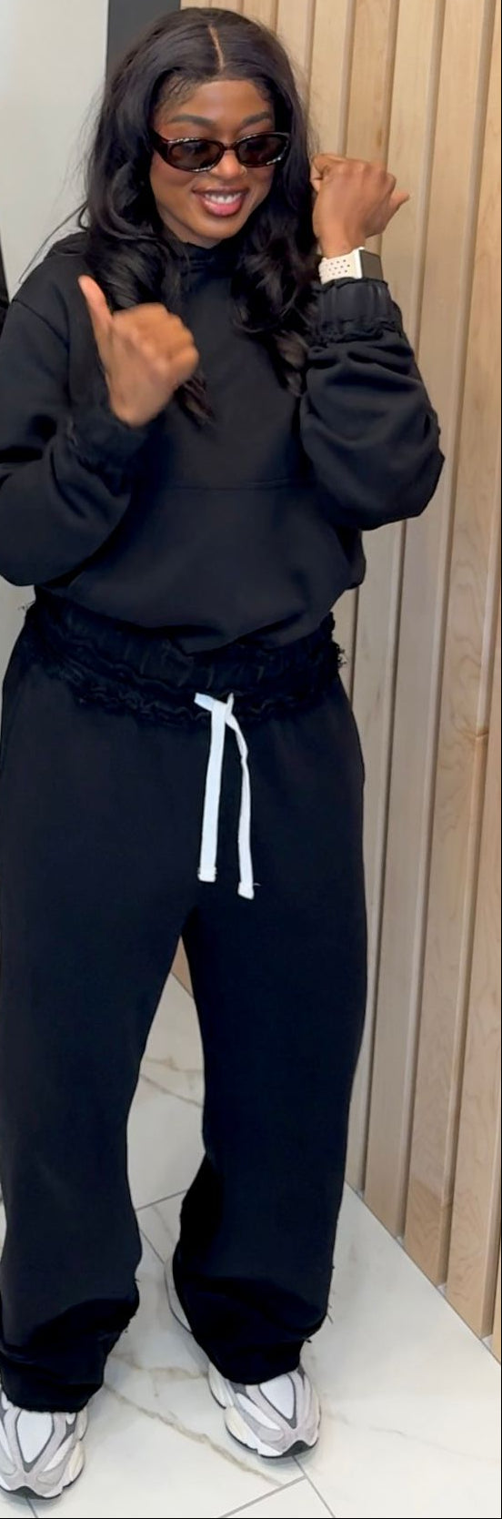Arlor Acidic Wash Pullover Hoodie  Set